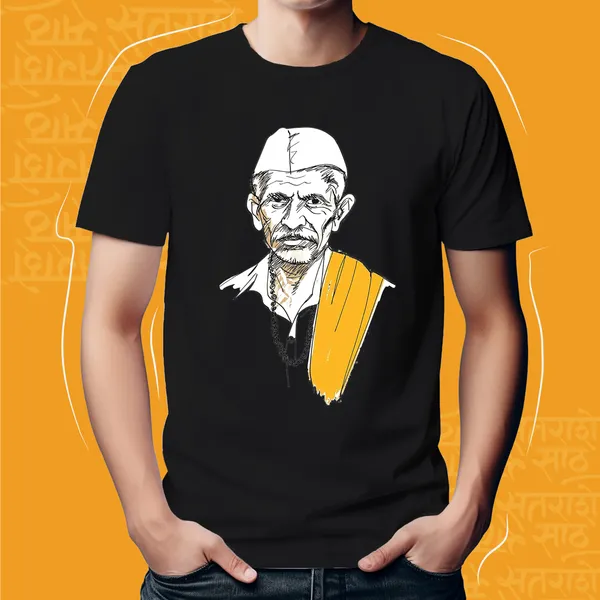 Black_Waricha_Pandharinath_Unisex_Marathi_Graphic_T-Shirt