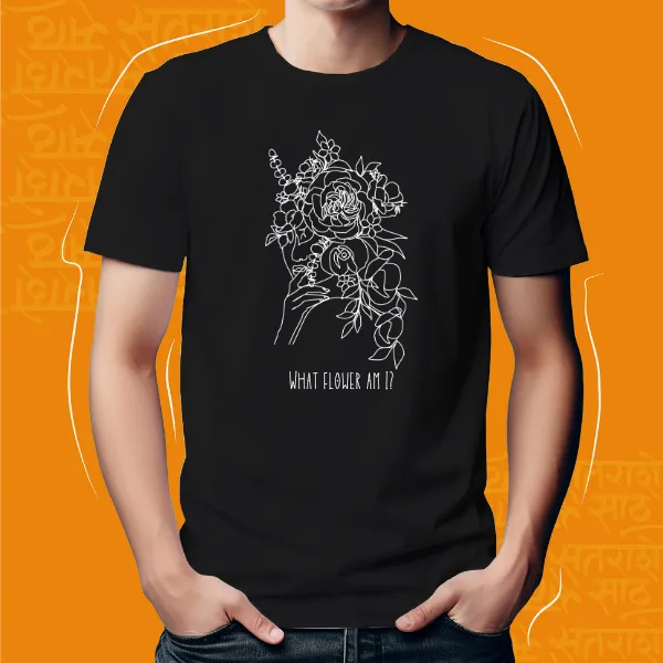 Black_What_Flower_Unisex_Marathi_Graphic_T-Shirt