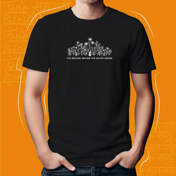 Black_You_Belong_Among_Unisex_Marathi_Graphic_T-Shirt