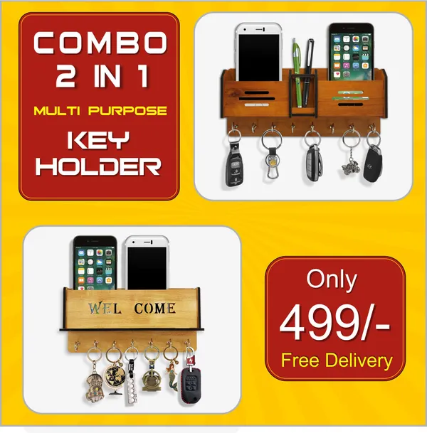 Pack_of_2_-_Ivory_and_Cherry_Wooden_Keyholder