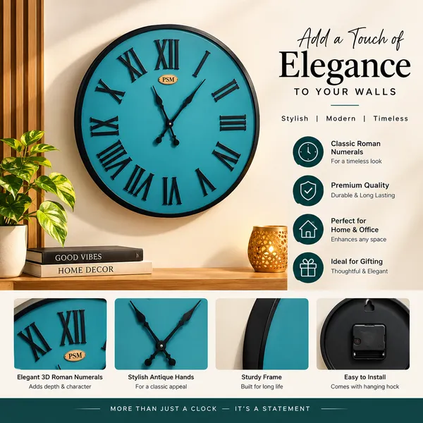 Laser-Cut_Roman_Numeral_Wooden_Wall_Clock