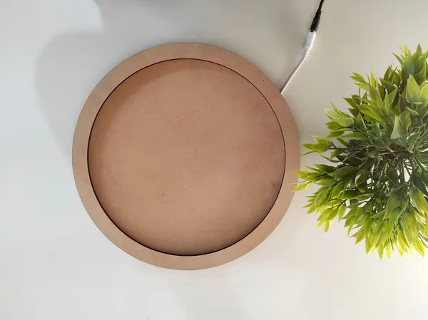 Lumi_Moon_Light_Round_Pine_MDF_Base_With_white_led_light_and_power_adoptor