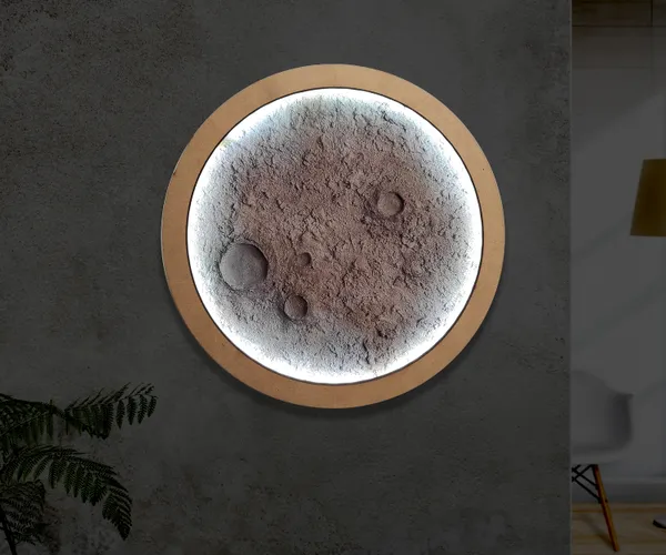 Lumi_Moon_Light_Round_Pine_MDF_Base_With_white_led_light_and_power_adoptor
