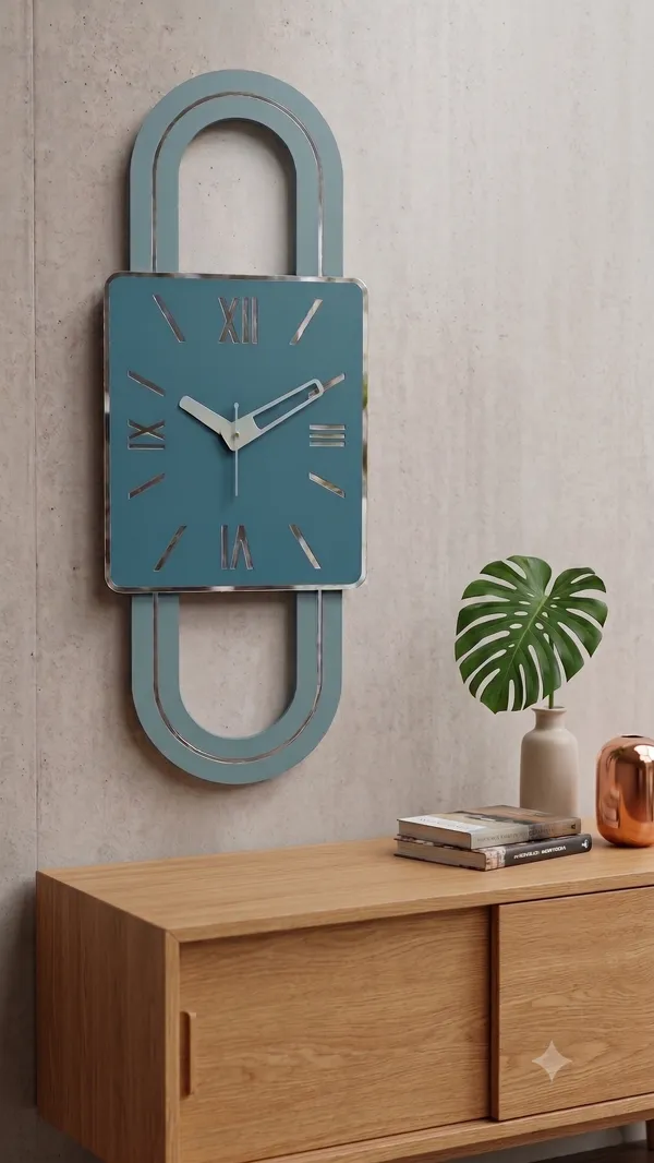 Modern_Vertical_Oval_Engineered_Wood_Wall_Clock