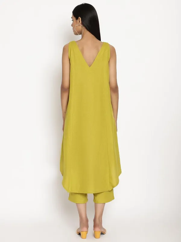 Mustard_Elegant_Cotton_Co-Ord_Set_For_Women