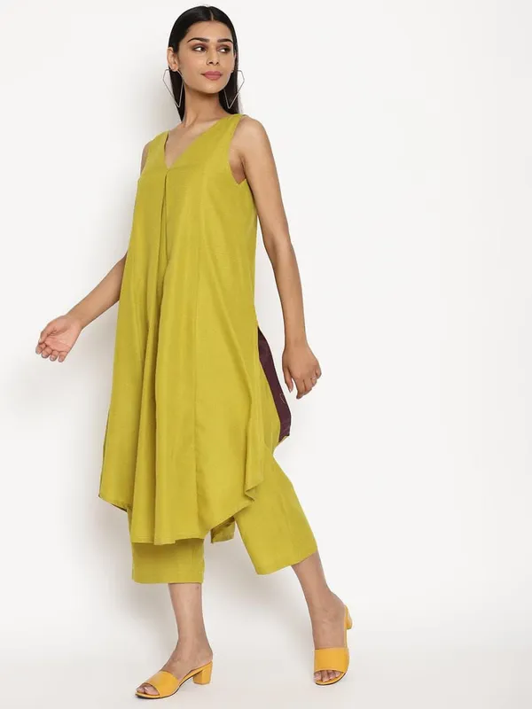 Mustard_Elegant_Cotton_Co-Ord_Set_For_Women