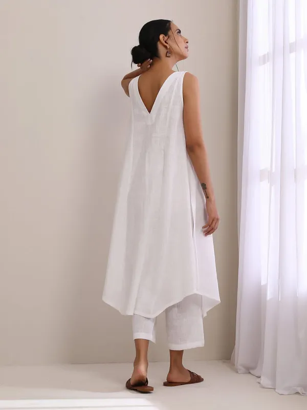 White_Elegant_Cotton_Co-Ord_Set_For_Women