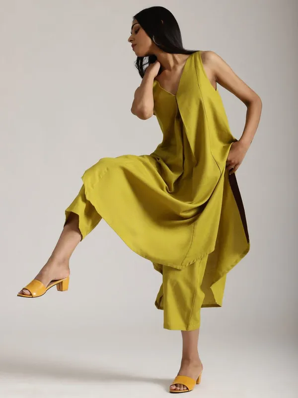 Mustard_Elegant_Cotton_Co-Ord_Set_For_Women