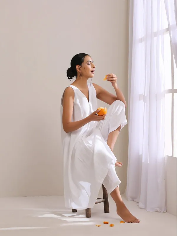 White_Elegant_Cotton_Co-Ord_Set_For_Women
