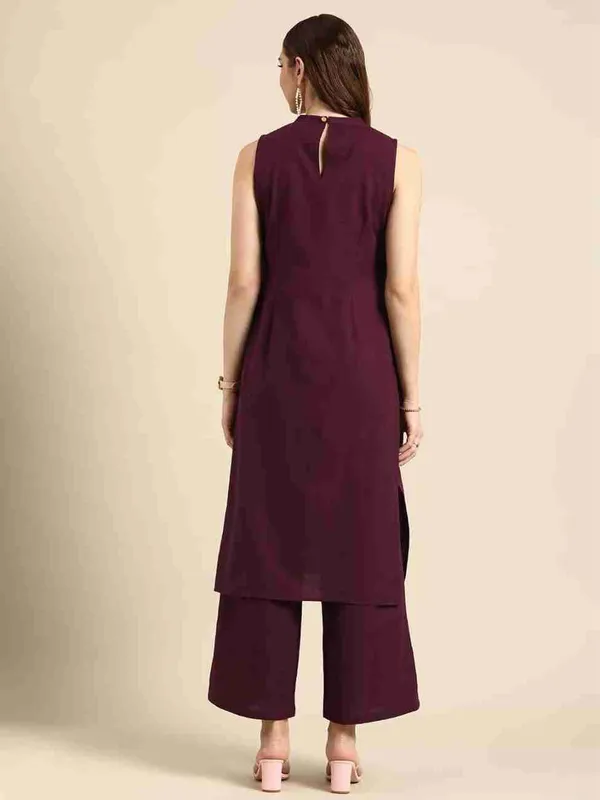 Wine_Elegant_Rayon_Co-Ord_Set_For_Women