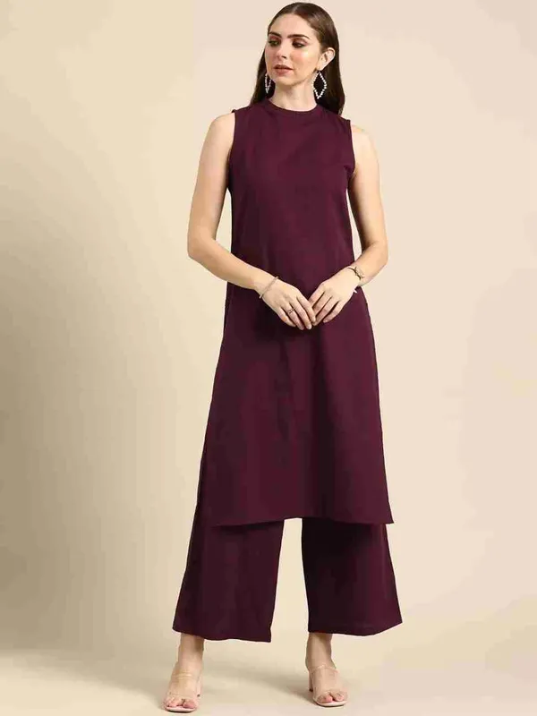 Wine_Elegant_Rayon_Co-Ord_Set_For_Women