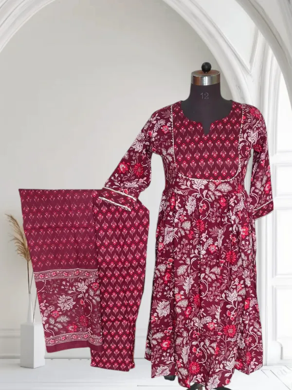 Black_Traditional_Cotton_3_Piece_Suit_Set_For_Women
