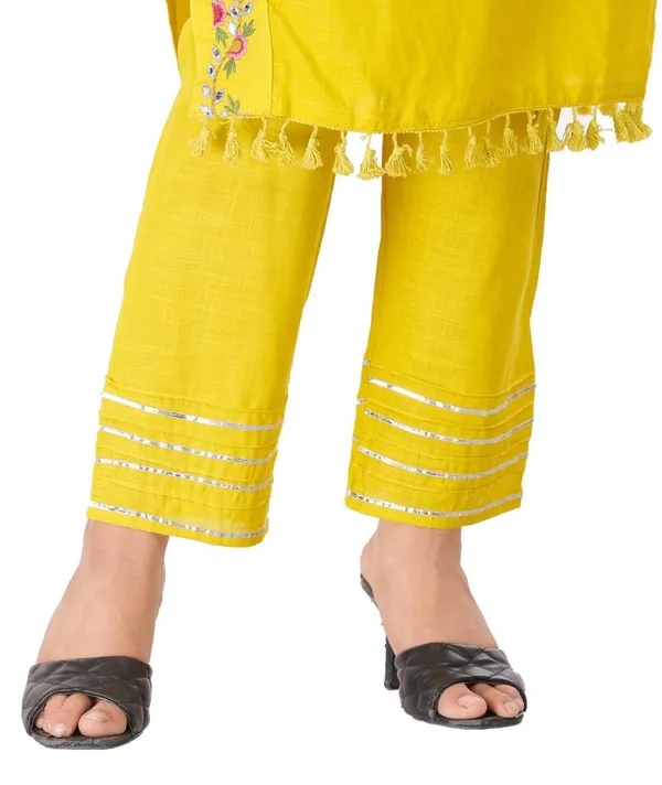Yellow_Trendy_Summer_Special_Rayon_Embroidered_Suit_Set_For_Women
