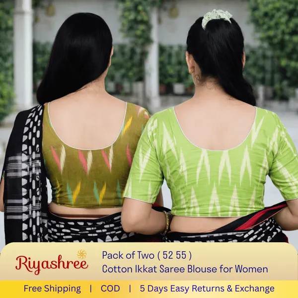 Pack_of_Two_-_Riyashree_Cotton_Ikkat_Print_Ready-to-Wear_Stitched_JAN26_BLse_for_Women