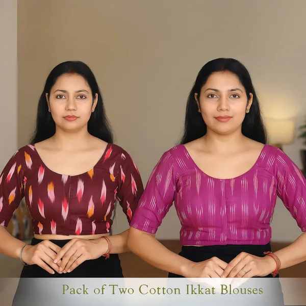 Riyashree_Ikkat_Print_Ready-to-Wear_Stitched_Blouse_for_Women