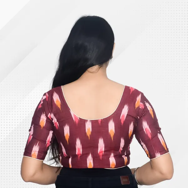 Riyashree_Ikkat_Print_Ready-to-Wear_Stitched_Blouse_for_Women