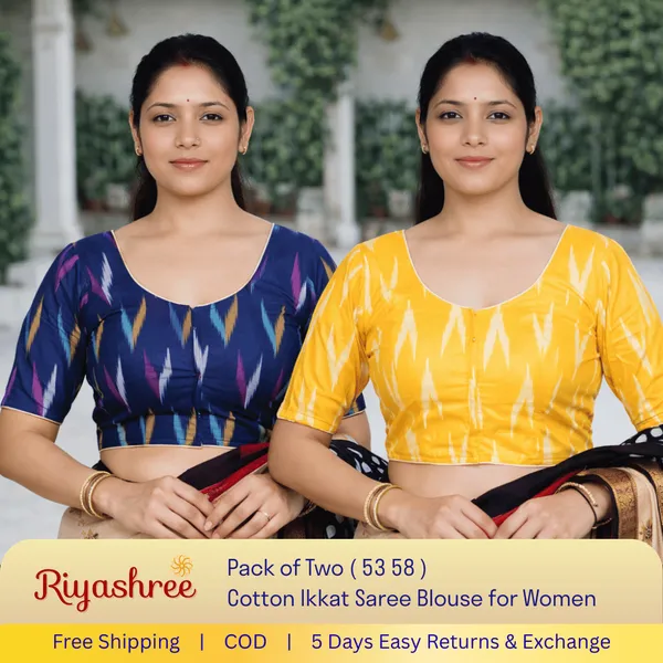Pack_of_Two_-_Riyashree_Cotton_Ikkat_Print_Ready-to-Wear_Stitched_JAN26_BLse_for_Women