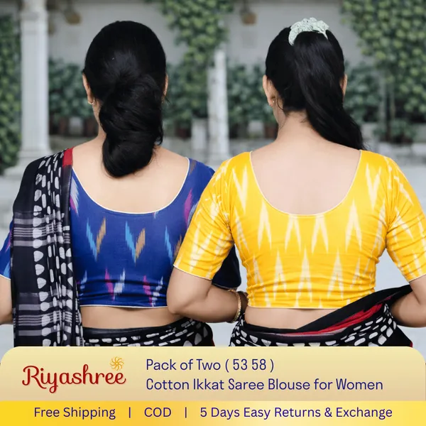 Pack_of_Two_-_Riyashree_Cotton_Ikkat_Print_Ready-to-Wear_Stitched_JAN26_BLse_for_Women