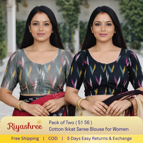 Pack_of_Two_-_Riyashree_Cotton_Ikkat_Print_Ready-to-Wear_Stitched_JAN26_BLse_for_Women