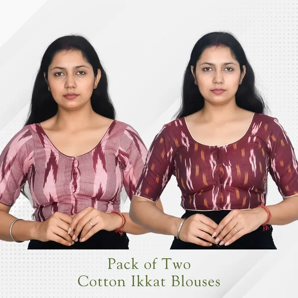 Riyashree_Ikkat_Print_Ready-to-Wear_Stitched_Blouse_for_Women