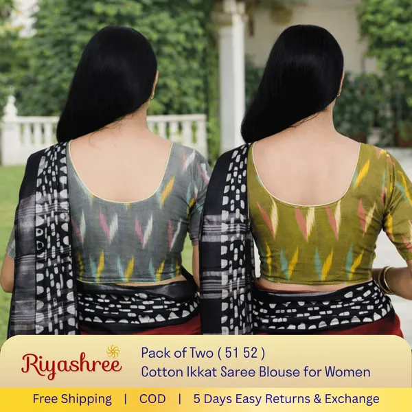 Pack_of_Two_-_Riyashree_Cotton_Ikkat_Print_Ready-to-Wear_Stitched_JAN26_BLse_for_Women