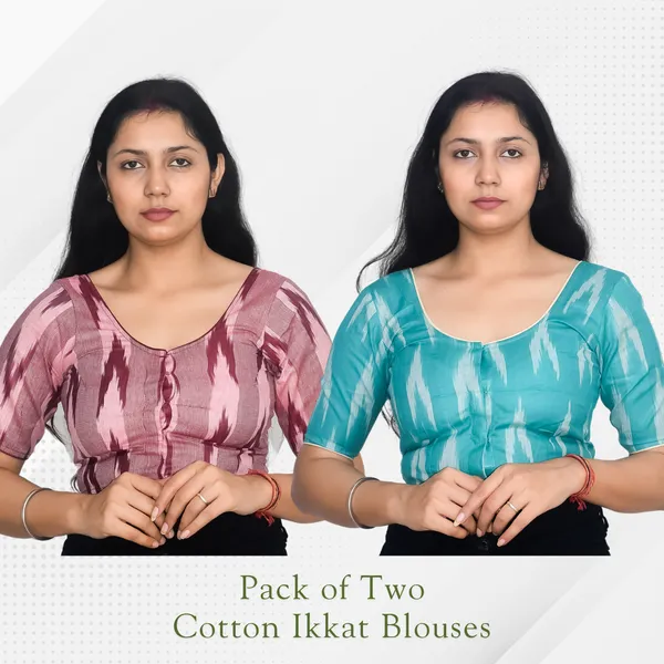 Riyashree_Ikkat_Print_Ready-to-Wear_Stitched_Blouse_for_Women