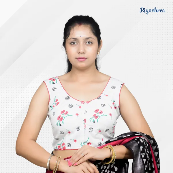 Riyashree_Cotton_Ikkat_Print_Sleeveless_Ready-to-Wear_Stitched_Blouse_for_Women
