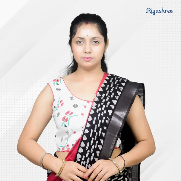Pack_of_Two_-_Riyashree_Cotton_Ikkat_Print_Sleeveless_Ready-to-Wear_Stitched_Blouse_for_Women