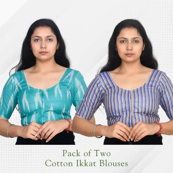 Riyashree_Ikkat_Print_Ready-to-Wear_Stitched_Blouse_for_Women