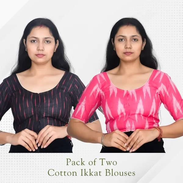 Riyashree_Ikkat_Print_Ready-to-Wear_Stitched_Blouse_for_Women