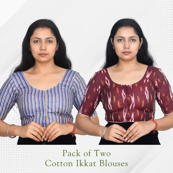 Riyashree_Ikkat_Print_Ready-to-Wear_Stitched_Blouse_for_Women