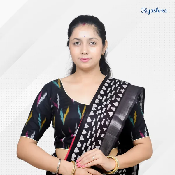 Pack_of_Two_-_Riyashree_Cotton_Ikkat_Print_Ready-to-Wear_Stitched_Blouse_for_Women