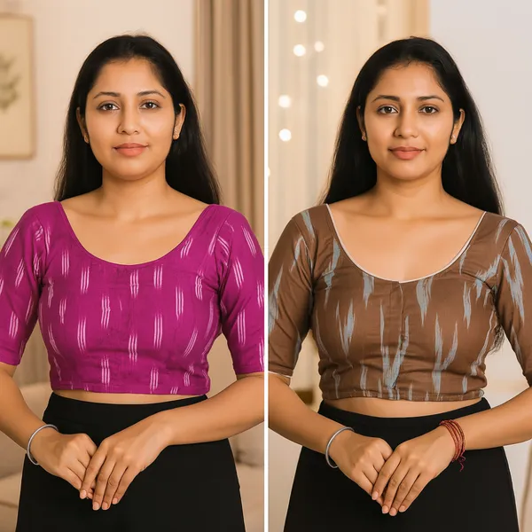 Riyashree_Ikkat_Print_Ready-to-Wear_Stitched_Blouse_for_Women