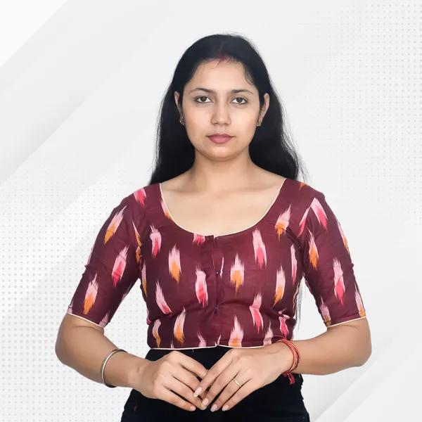 Riyashree_Ikkat_Print_Ready-to-Wear_Stitched_Blouse_for_Women
