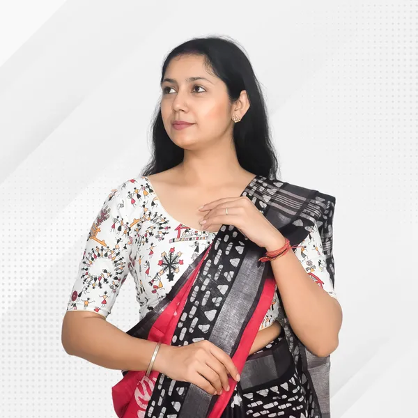 Riyashree_Madhubani_Print_Ready-to-Wear_Stitched_Blouse_for_Women