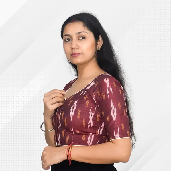 Riyashree_Ikkat_Print_Ready-to-Wear_Stitched_Blouse_for_Women