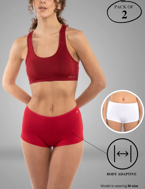 Pack_of_2_|_Women_Boy_Leg_Style_Premium_Panty_with_Bamboo_Micro_Model_Fabric_|_3X_Moisture_Wicking