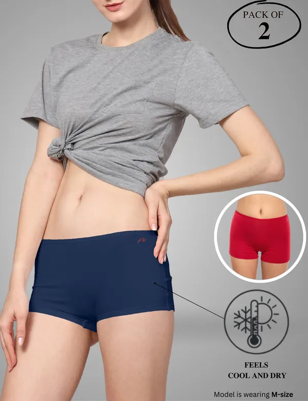 Pack_of_2_|_Women_Boyshort_Style_Premium_Panty_with_Bamboo_Micro_Model_Fabric_|_3X_Moisture_Wicking