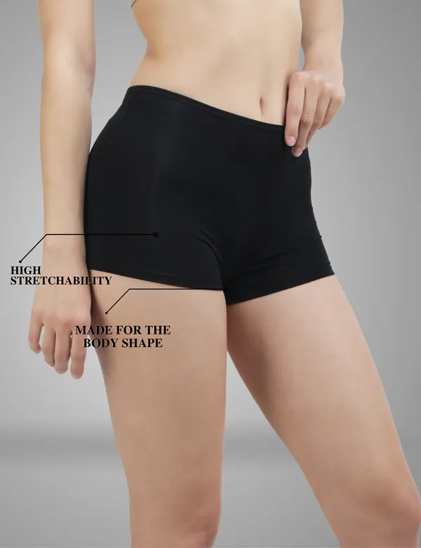 Pack_of_1_|_Women_Boyshort_Style_Premium_Panty_with_Bamboo_Micro_Model_Fabric_|_3X_Moisture_Wicking