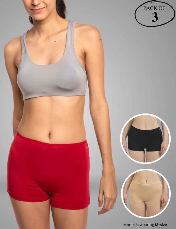 Pack_of_3_|_Women_Boyshort_Style_Premium_Panty_with_Bamboo_Micro_Model_Fabric_|_3X_Moisture_Wicking
