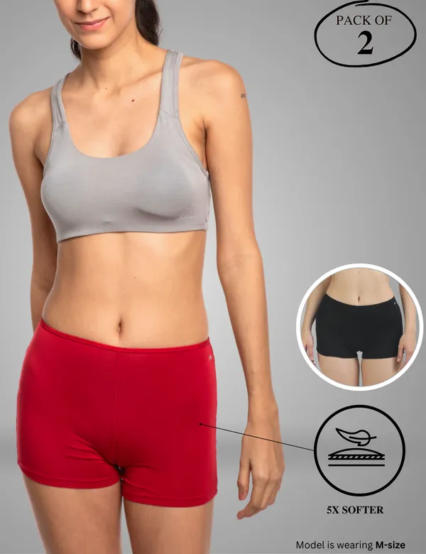 Pack_of_2_|_Women_Boyshort_Style_Premium_Panty_with_Bamboo_Micro_Model_Fabric_|_3X_Moisture_Wicking