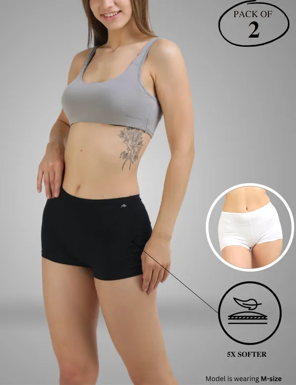 Pack_of_2_|_Women_Boyshort_Style_Premium_Panty_with_Bamboo_Micro_Model_Fabric_|_3X_Moisture_Wicking