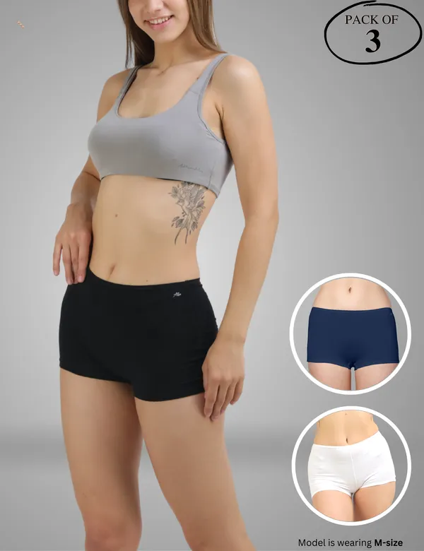 Pack_of_3_|_Women_Boyshort_Style_Premium_Panty_with_Bamboo_Micro_Model_Fabric_|_3X_Moisture_Wicking