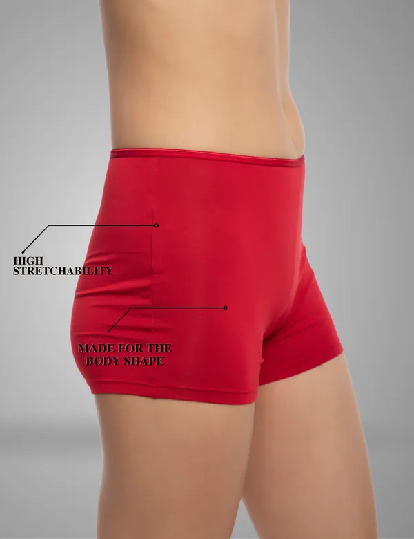 Pack_of_1_|_Women_Boyshort_Style_Premium_Panty_with_Bamboo_Micro_Model_Fabric_|_3X_Moisture_Wicking