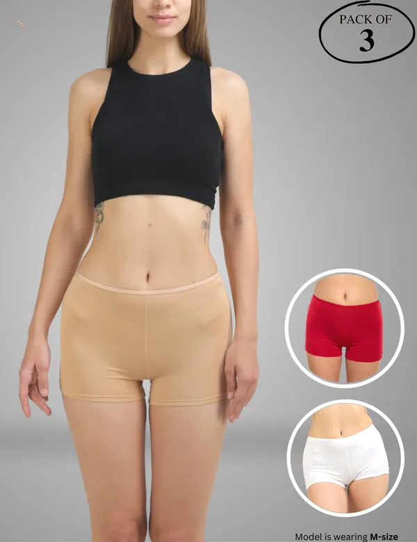 Pack_of_3_|_Women_Boyshort_Style_Premium_Panty_with_Bamboo_Micro_Model_Fabric_|_3X_Moisture_Wicking