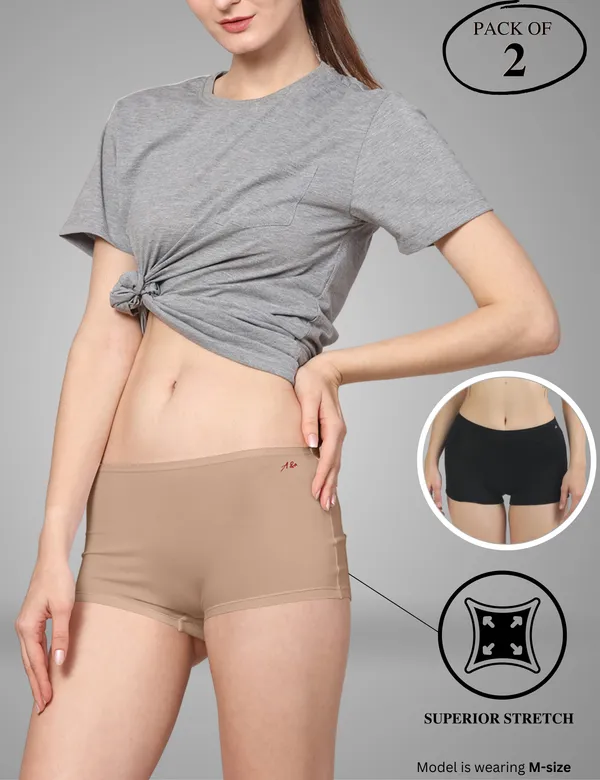 Pack_of_2_|_Women_Boyshort_Style_Premium_Panty_with_Bamboo_Micro_Model_Fabric_|_3X_Moisture_Wicking