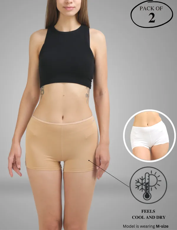 Pack_of_2_|_Women_Boyshort_Style_Premium_Panty_with_Bamboo_Micro_Model_Fabric_|_3X_Moisture_Wicking