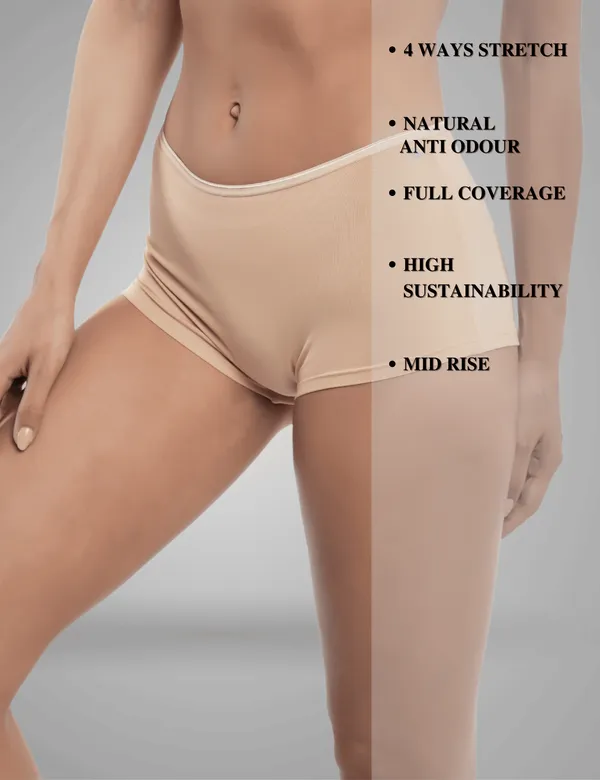 Pack_of_1_|_Women_Boy_Leg_Style_Premium_Panty_with_Bamboo_Micro_Model_Fabric_|_3X_Moisture_Wicking