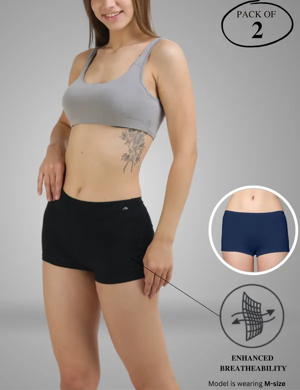 Pack_of_2_|_Women_Boyshort_Style_Premium_Panty_with_Bamboo_Micro_Model_Fabric_|_3X_Moisture_Wicking