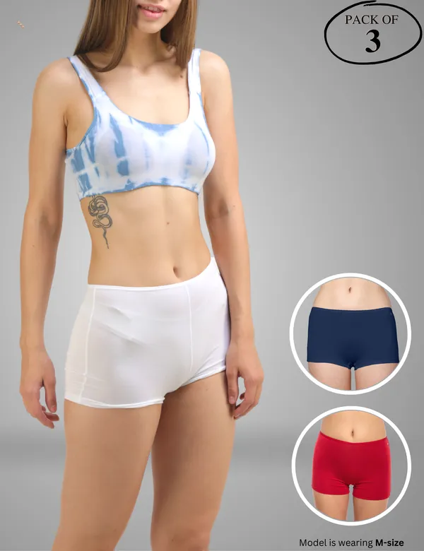 Pack_of_3_|_Women_Boyshort_Style_Premium_Panty_with_Bamboo_Micro_Model_Fabric_|_3X_Moisture_Wicking